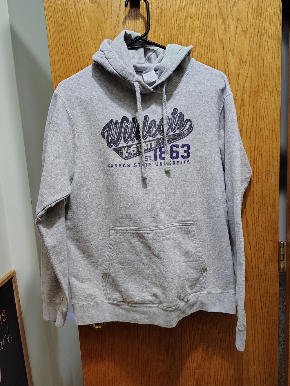 Kansas State Wildcats Gray Hoodie Sweatshirt